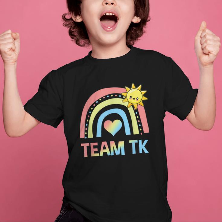 Retro Team TK Back To School Transitional Kindergarten Graphic Kid T-Shirt