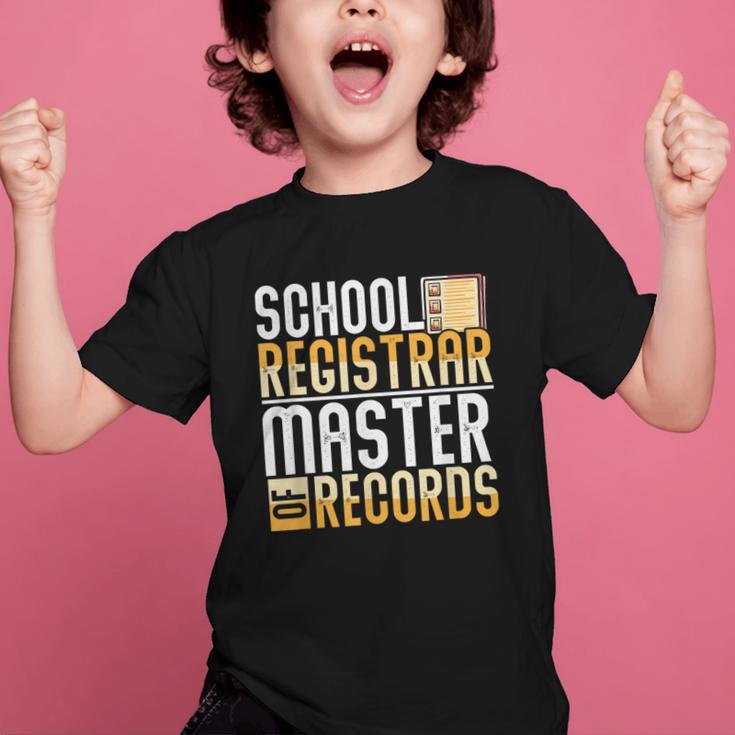 School Registrar Appreciation Back To School Registrar Graphic Kid T-Shirt