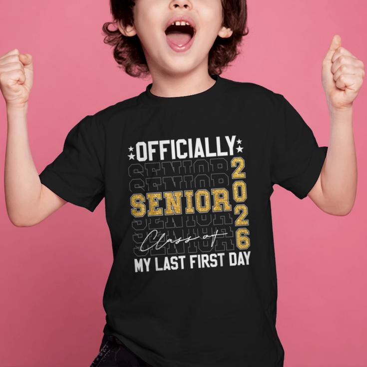 Senior Class Of 2026 Back To School Last First Day Of School Graphic Kid T-Shirt