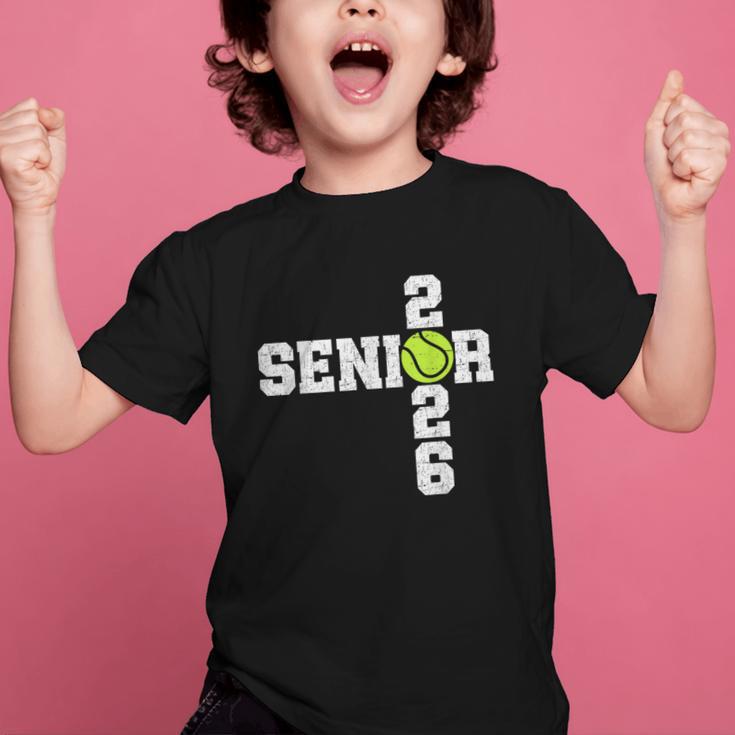 Senior Class Of 2026 Tennis Seniors Back To School 2026 Graphic Kid T-Shirt