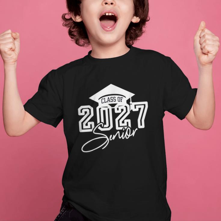 Senior Class Of 2027 Back To School Graduate Senior Year 27 Graphic Kid T-Shirt Senior Class Of 2027 Back To School Graduate Senior Year 27 Graphic Kid T-Shirt