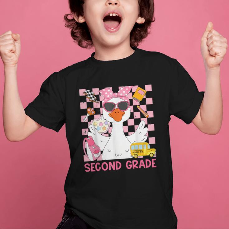 Silly Goose Second Grade Back To School Coquette Girly Graphic Kid T-Shirt Silly Goose Second Grade Back To School Coquette Girly Graphic Kid T-Shirt