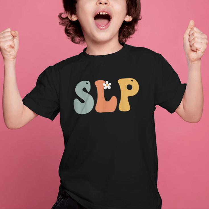 SLP Groovy Women Appreciation Day Hello Back To School Graphic Kid T-Shirt SLP Groovy Women Appreciation Day Hello Back To School Graphic Kid T-Shirt