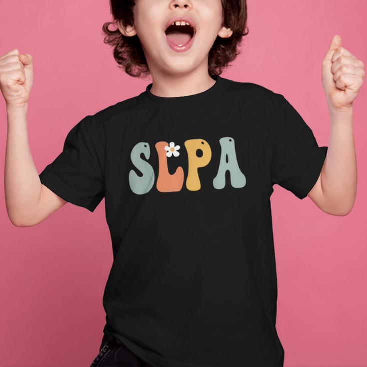 SLPA Groovy Women Appreciation Day Hello Back To School Graphic Kid T-Shirt SLPA Groovy Women Appreciation Day Hello Back To School Graphic Kid T-Shirt