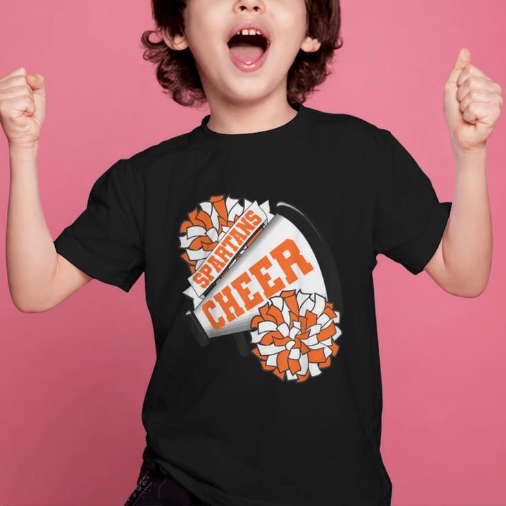 Spartans Cheer Back To School Cheerleading Spirit O Graphic Kid T-Shirt Spartans Cheer Back To School Cheerleading Spirit O Graphic Kid T-Shirt