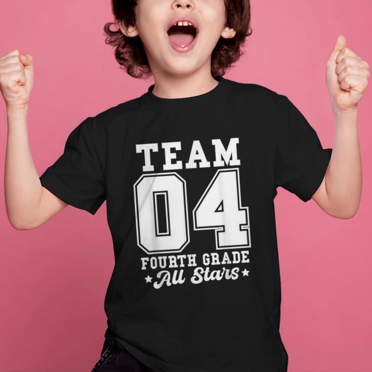 Team 4th Grade All-Stars Back To School Sports Jersey Graphic Kid T-Shirt Team 4th Grade All-Stars Back To School Sports Jersey Graphic Kid T-Shirt