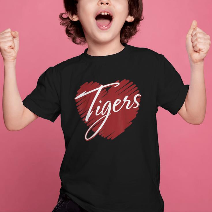 Tigers Heart Back To School Spirit M Graphic Kid T-Shirt Tigers Heart Back To School Spirit M Graphic Kid T-Shirt