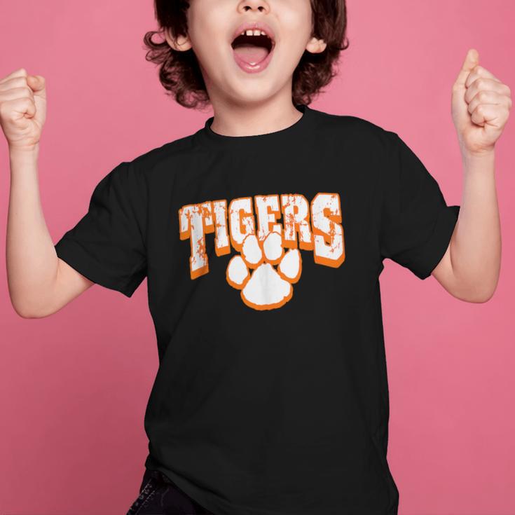 Tigers School Spirit Back To School O Graphic Kid T-Shirt Tigers School Spirit Back To School O Graphic Kid T-Shirt