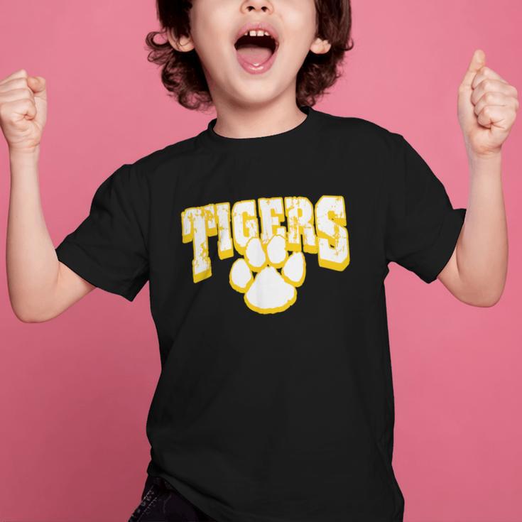 Tigers School Spirit Back To School Y Graphic Kid T-Shirt Tigers School Spirit Back To School Y Graphic Kid T-Shirt