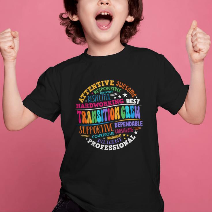 Transition Crew Squad Appreciation Week Back To School Graphic Kid T-Shirt Transition Crew Squad Appreciation Week Back To School Graphic Kid T-Shirt