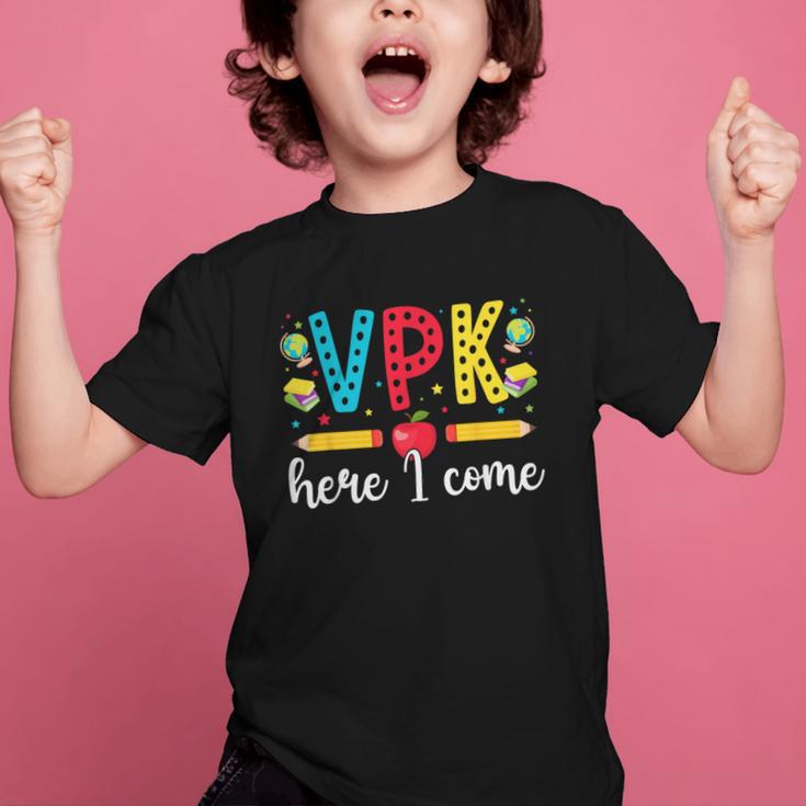 VPK Here I Come VPK Back To School VPK First Day Of VPK Graphic Kid T-Shirt