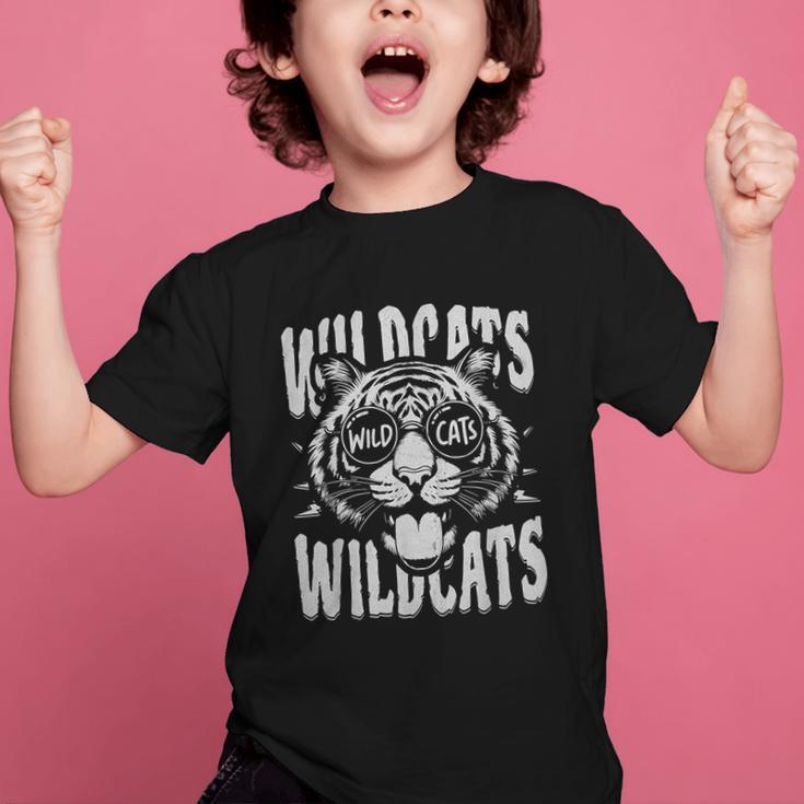 Wildcats School Sports Fan Team Spirit Back To School Graphic Kid T-Shirt Wildcats School Sports Fan Team Spirit Back To School Graphic Kid T-Shirt