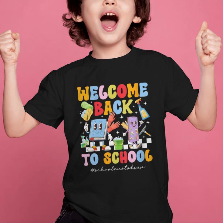 Women's Back To School Custodian First Day Of School Custodian Graphic Kid T-Shirt Women's Back To School Custodian First Day Of School Custodian Graphic Kid T-Shirt