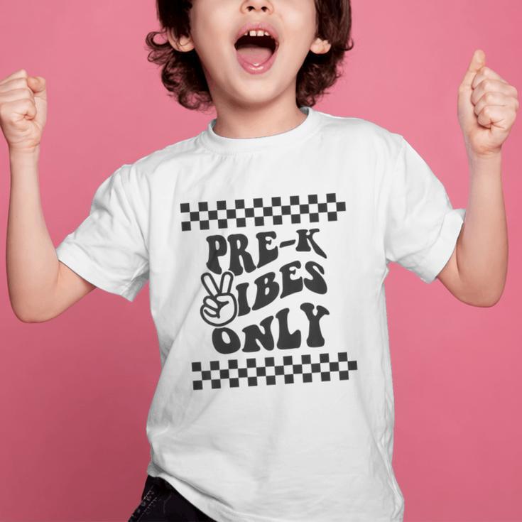 1st Day Of Prek Vibes Only Girls Back To School Pre K Boys Graphic Kid T-Shirt