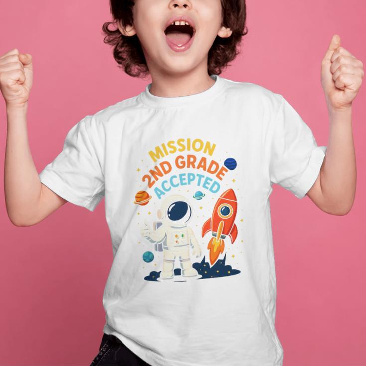 Back To School Mission Second 2nd Grade Accepted Astronaut Premium Tri-Blend Graphic Kid T-Shirt Back To School Mission Second 2nd Grade Accepted Astronaut Premium Tri-Blend Graphic Kid T-Shirt