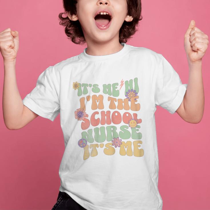 Back To School Nurse It's Me Hi I'm The School Nurse Graphic Kid T-Shirt