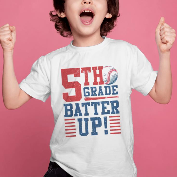 Baseball Fifth Grade Back To School 5th Grade Batter Up Graphic Kid T-Shirt Baseball Fifth Grade Back To School 5th Grade Batter Up Graphic Kid T-Shirt