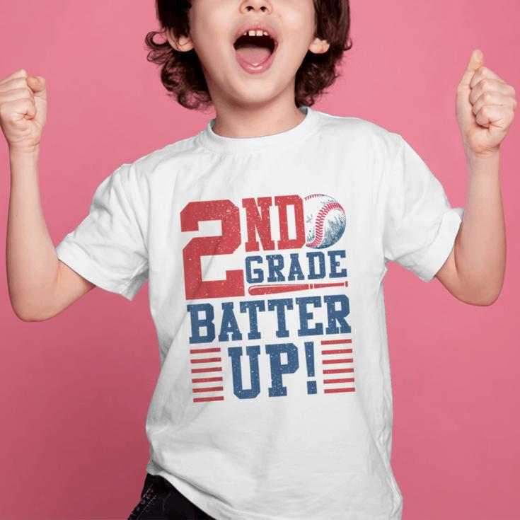 Baseball Second Grade Back To School 2nd Grade Batter Up Graphic Kid T-Shirt Baseball Second Grade Back To School 2nd Grade Batter Up Graphic Kid T-Shirt