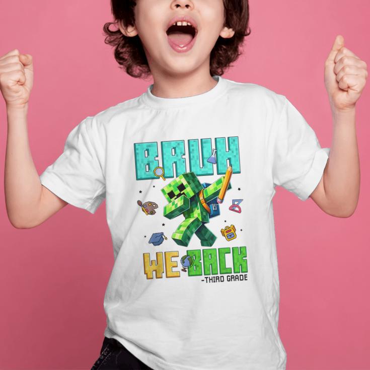 Bruh We Back 3rd Grade Back To School Gamer Dabbing Boy Kids Graphic Kid T-Shirt Bruh We Back 3rd Grade Back To School Gamer Dabbing Boy Kids Graphic Kid T-Shirt