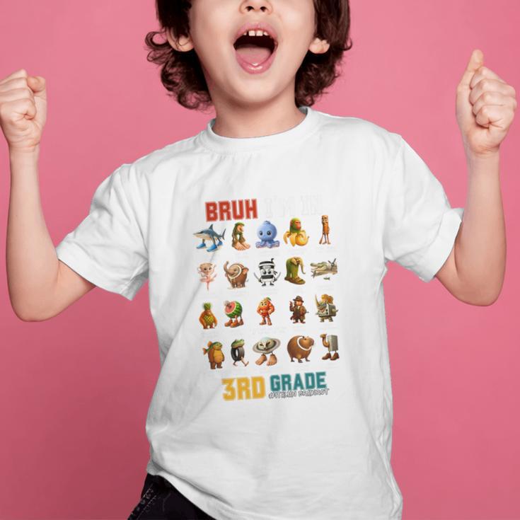 Bruh I’m In 3rd Grade Back To School Italian Brainrot Premium Tri-Blend Graphic Kid T-Shirt Bruh I’m In 3rd Grade Back To School Italian Brainrot Premium Tri-Blend Graphic Kid T-Shirt