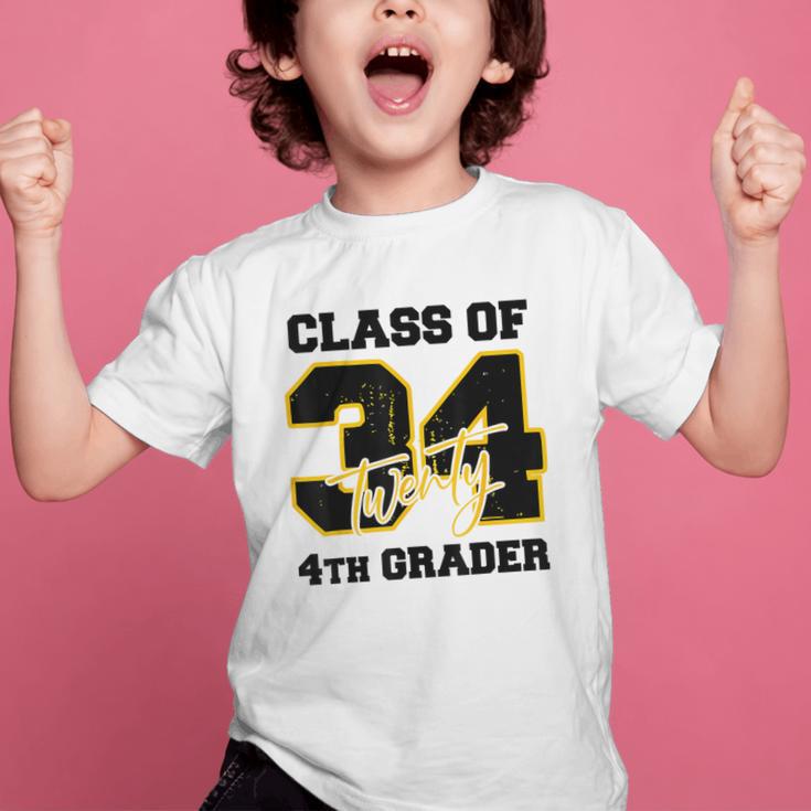 Class Of 2034 4th Grader Elementary School Back To School Graphic Kid T-Shirt Class Of 2034 4th Grader Elementary School Back To School Graphic Kid T-Shirt