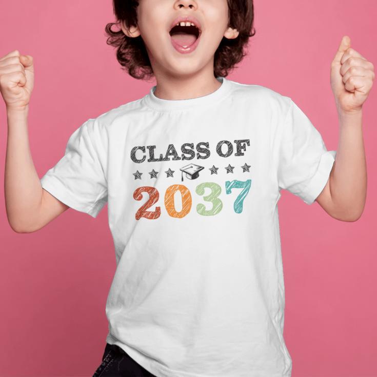 Class Of 2037 Grow With Me Back To School Graduation Graphic Kid T-Shirt Class Of 2037 Grow With Me Back To School Graduation Graphic Kid T-Shirt