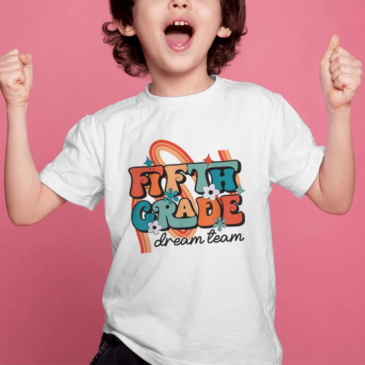 Fifth Grade Dream Team 1st Day Of 5th Grade Back To School Graphic Kid T-Shirt Fifth Grade Dream Team 1st Day Of 5th Grade Back To School Graphic Kid T-Shirt