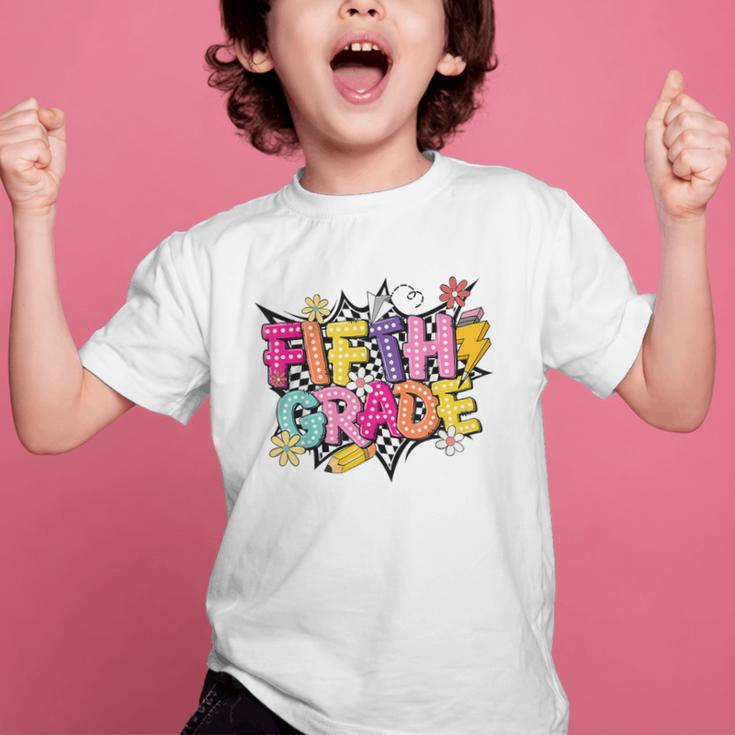 First Day Of School Fifth Grade Back To School Kids Graphic Kid T-Shirt First Day Of School Fifth Grade Back To School Kids Graphic Kid T-Shirt