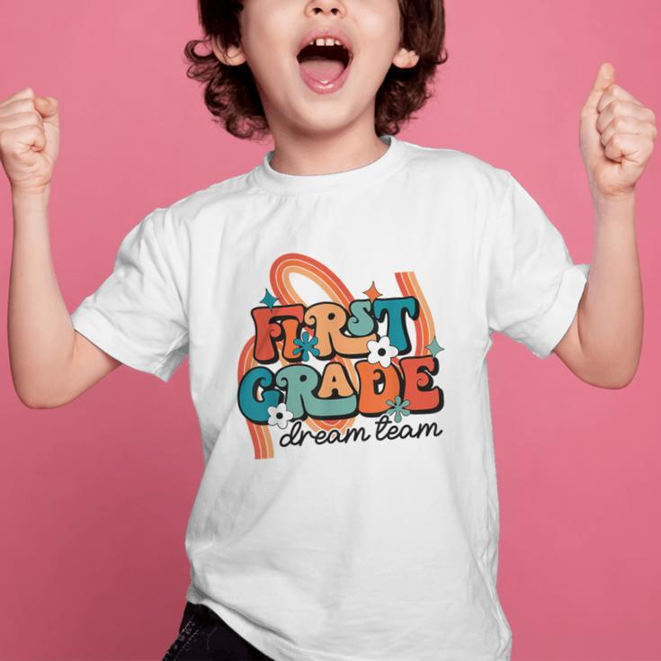 First Grade Dream Team First Day Of 1st Grade Back To School Graphic Kid T-Shirt First Grade Dream Team First Day Of 1st Grade Back To School Graphic Kid T-Shirt