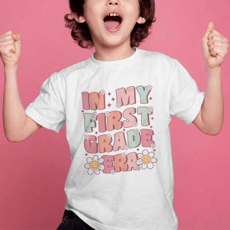 In My First Grade Era Cute Groovy 1st Grade Back To School Graphic Kid T-Shirt In My First Grade Era Cute Groovy 1st Grade Back To School Graphic Kid T-Shirt