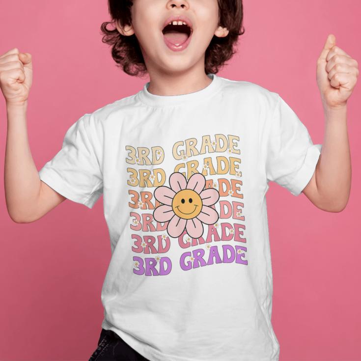 Groovy 3rd Grade Back To School Retro Groovy Third Grade Graphic Kid T-Shirt Groovy 3rd Grade Back To School Retro Groovy Third Grade Graphic Kid T-Shirt