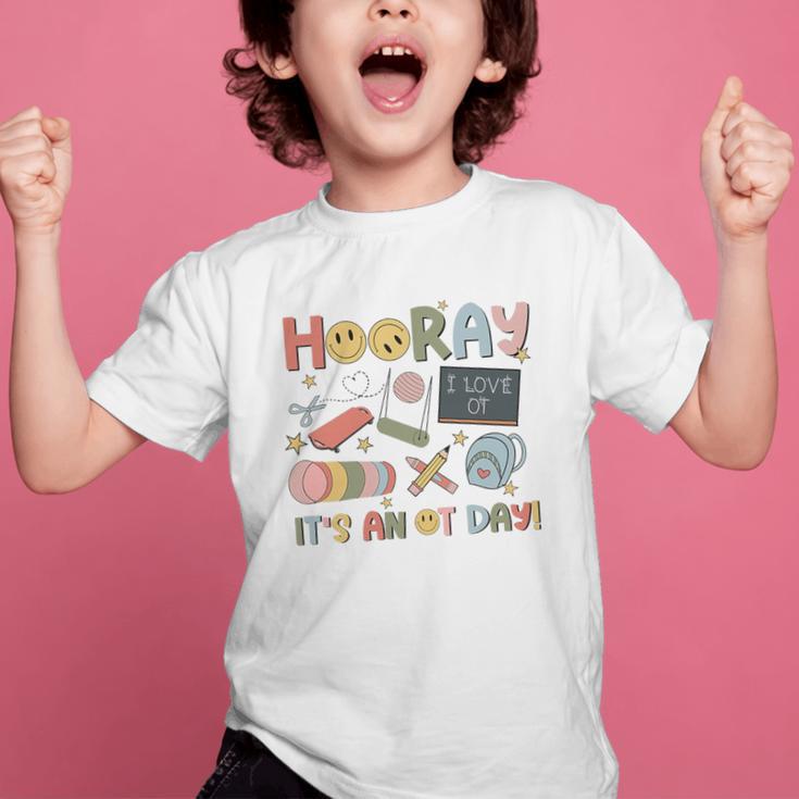 Hooray It’s An OT Day Occupational Therapy Back To School Premium Tri-Blend Graphic Kid T-Shirt Hooray It’s An OT Day Occupational Therapy Back To School Premium Tri-Blend Graphic Kid T-Shirt