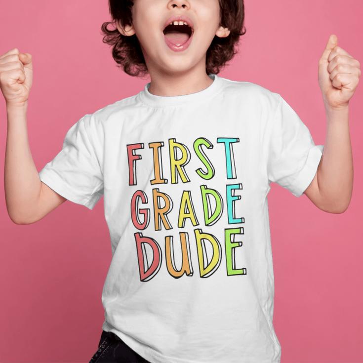 Kids First Day Of First Grade Dude 1st Grade Back To School Boys Graphic Kid T-Shirt Kids First Day Of First Grade Dude 1st Grade Back To School Boys Graphic Kid T-Shirt