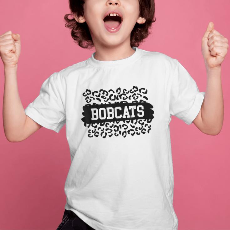 Leopard Bobcats School Spirit Fan Team Back To School Graphic Kid T-Shirt Leopard Bobcats School Spirit Fan Team Back To School Graphic Kid T-Shirt