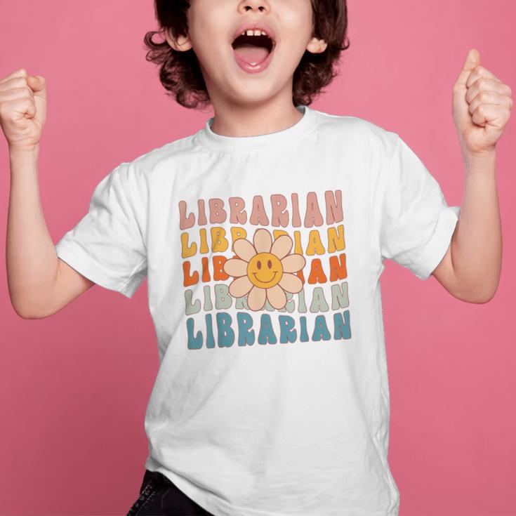 Librarian Retro Find Me At The Library Back To School Graphic Kid T-Shirt Librarian Retro Find Me At The Library Back To School Graphic Kid T-Shirt