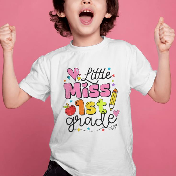 Little Miss 1st Grade Back To School Cute First Grade Girls Graphic Kid T-Shirt Little Miss 1st Grade Back To School Cute First Grade Girls Graphic Kid T-Shirt