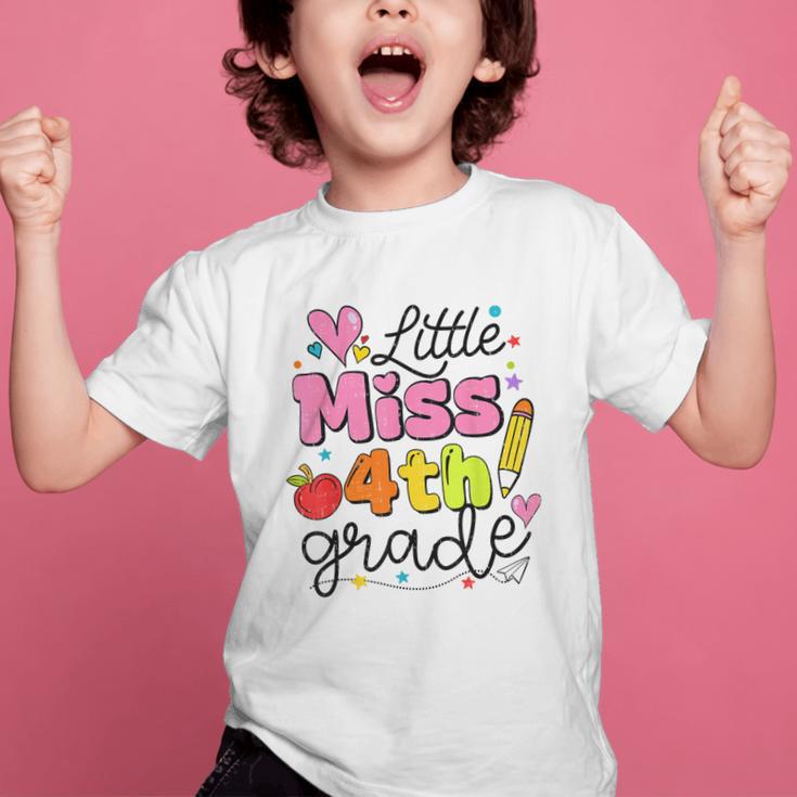 Little Miss 4th Grade Back To School Cute Fourth Grade Girls Graphic Kid T-Shirt Little Miss 4th Grade Back To School Cute Fourth Grade Girls Graphic Kid T-Shirt