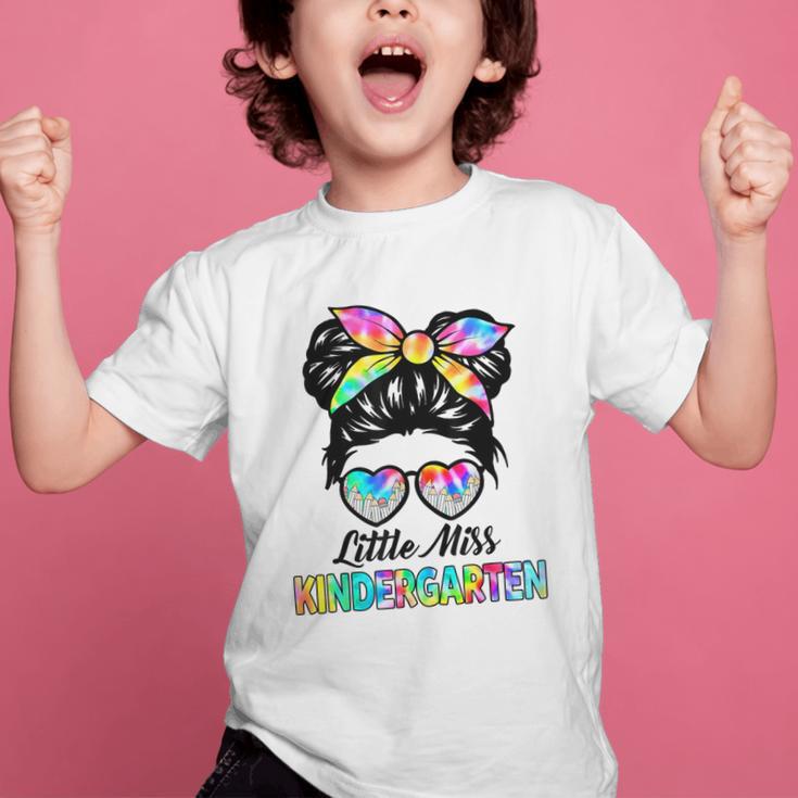 Little Miss KINDERGARTEN First Day Back To School Girls Kids Graphic Kid T-Shirt