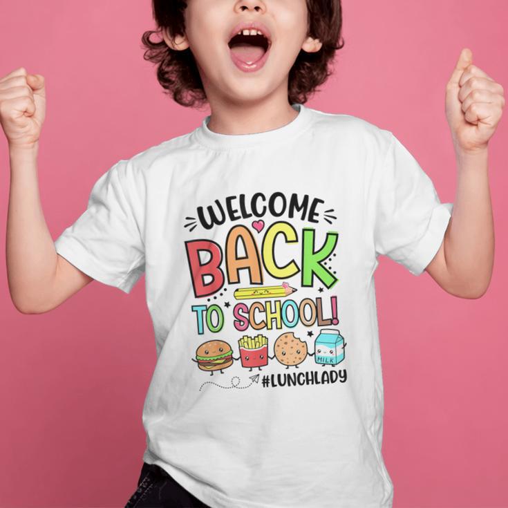 Lunch Lady Welcome Back To School First Day Of School Graphic Kid T-Shirt Lunch Lady Welcome Back To School First Day Of School Graphic Kid T-Shirt