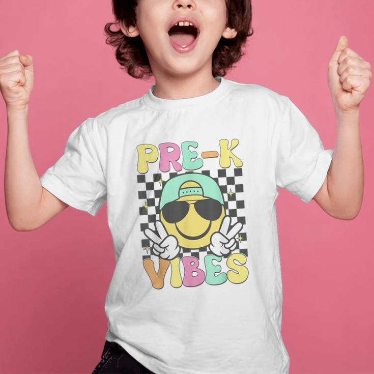 Pre-K Vibes Smile Face Back To School Pre-K Graphic Kid T-Shirt Pre-K Vibes Smile Face Back To School Pre-K Graphic Kid T-Shirt