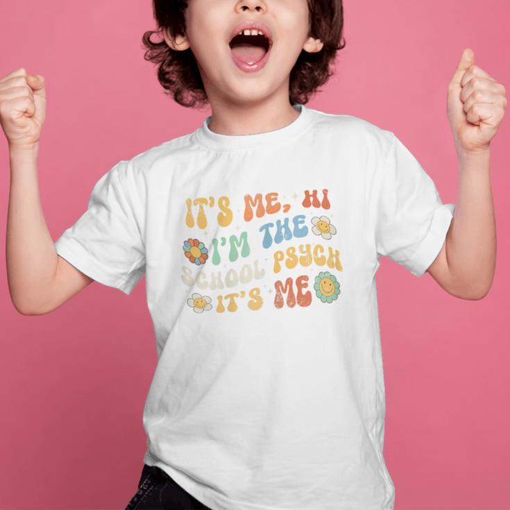 School Psych Psychologist Back To School Groovy Vintage Graphic Kid T-Shirt School Psych Psychologist Back To School Groovy Vintage Graphic Kid T-Shirt