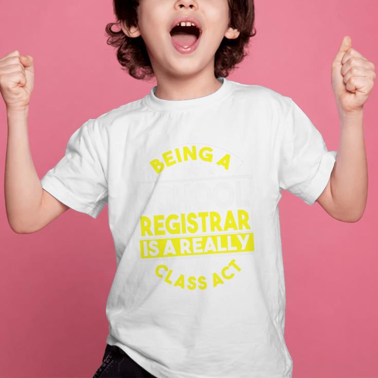 School Registry Student Enrollment Back To School Registrar Premium Graphic Kid T-Shirt School Registry Student Enrollment Back To School Registrar Premium Graphic Kid T-Shirt