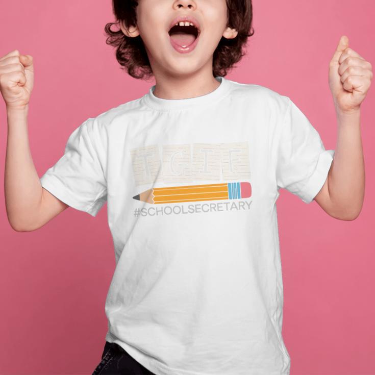 School Secretary Back To School Assistant Job Profession Premium Tri-Blend Graphic Kid T-Shirt