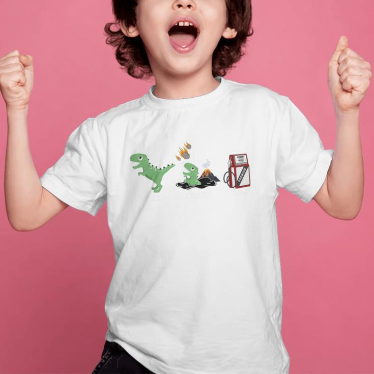 Solid Liquid Gas Dinosaur Back To School Premium Tri-Blend Graphic Kid T-Shirt Solid Liquid Gas Dinosaur Back To School Premium Tri-Blend Graphic Kid T-Shirt