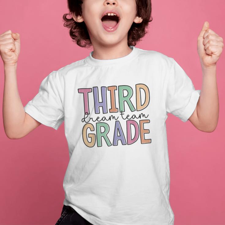 Third Grade Dream Team Back To School 3rd Grade Graphic Kid T-Shirt