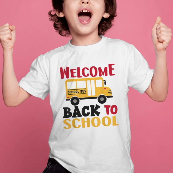 Welcome Back To School For Bus Drivers First Day Of School Graphic Kid T-Shirt Welcome Back To School For Bus Drivers First Day Of School Graphic Kid T-Shirt