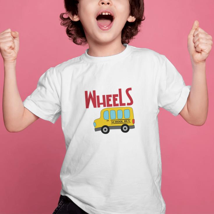 Wheels On The Bus Kids Back To School Graphic Kid T-Shirt Wheels On The Bus Kids Back To School Graphic Kid T-Shirt
