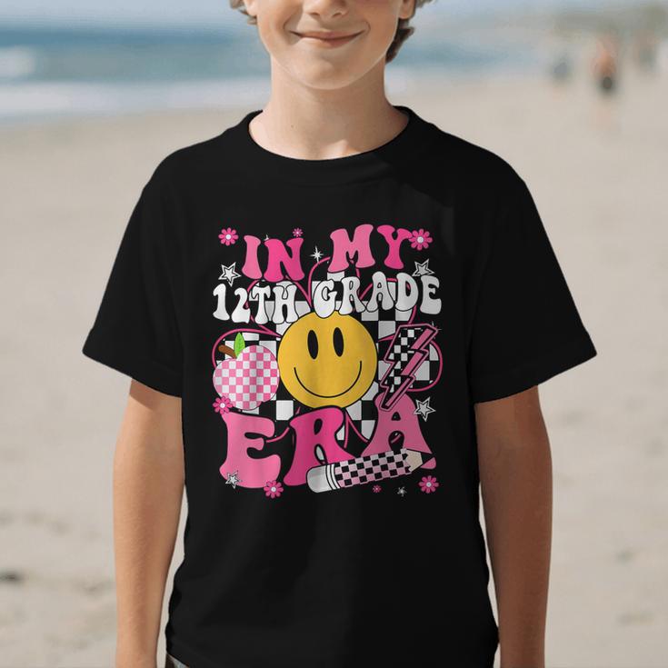 In My 12th Grade Era First Day Of School Back To School Girl Graphic Kid T-Shirt