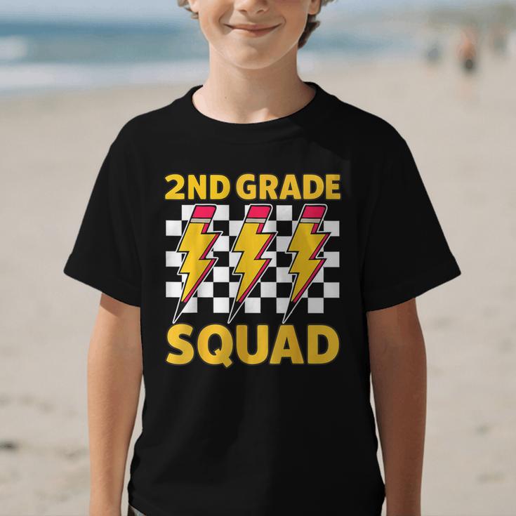 2nd Grade Lightning Bolt Second Grade Squad Back To School Graphic Kid T-Shirt 2nd Grade Lightning Bolt Second Grade Squad Back To School Graphic Kid T-Shirt