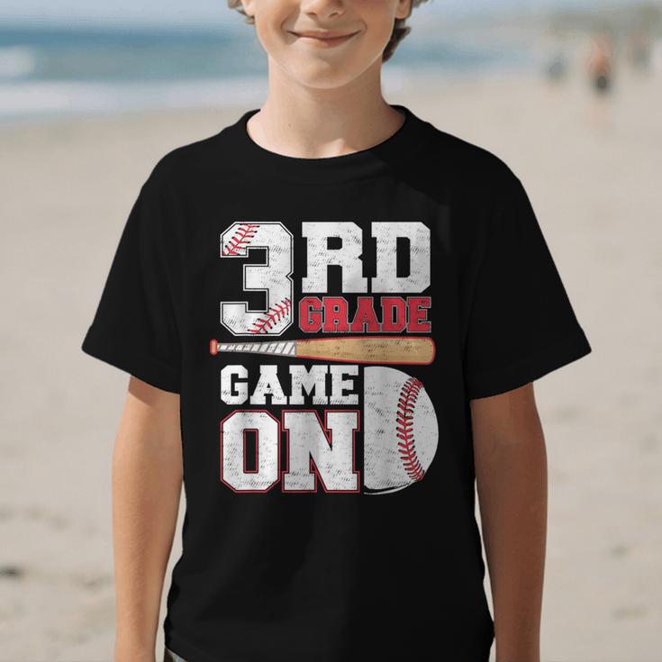 3rd Grade Game On Back To School Baseball Boy Third Grade Graphic Kid T-Shirt 3rd Grade Game On Back To School Baseball Boy Third Grade Graphic Kid T-Shirt